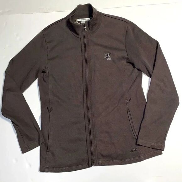 Cutter & Buck Jackets & Blazers - Cutter & Buck 100% Supima cotton fine rib zip jacket with zip pockets size S/P